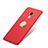 Hard Rigid Plastic Matte Finish Cover with Finger Ring Stand A04 for Huawei GT3 Red