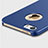Hard Rigid Plastic Matte Finish Cover with Finger Ring Stand for Apple iPhone 5S Blue