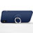 Hard Rigid Plastic Matte Finish Cover with Finger Ring Stand for Apple iPhone Xs Max Blue