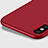 Hard Rigid Plastic Matte Finish Cover with Finger Ring Stand for Apple iPhone Xs Red