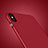 Hard Rigid Plastic Matte Finish Cover with Finger Ring Stand for Apple iPhone Xs Red