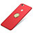 Hard Rigid Plastic Matte Finish Cover with Finger Ring Stand for Xiaomi Redmi Y1 Red