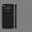 Hard Rigid Plastic Matte Finish Frameless Case Back Cover P01 for OnePlus Ace 3 5G Black