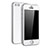 Hard Rigid Plastic Matte Finish Front and Back Case 360 Degrees Cover for Apple iPhone 5 Silver