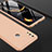 Hard Rigid Plastic Matte Finish Front and Back Case 360 Degrees for Huawei Honor 10 Lite Gold