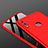 Hard Rigid Plastic Matte Finish Front and Back Case 360 Degrees for Huawei Honor 10 Lite Red