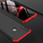 Hard Rigid Plastic Matte Finish Front and Back Case 360 Degrees for Huawei Honor 10 Lite Red and Black
