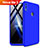 Hard Rigid Plastic Matte Finish Front and Back Case 360 Degrees Q01 for Huawei Nova Lite 3 Blue