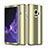 Hard Rigid Plastic Matte Finish Front and Back Case Cover 360 Degrees for Samsung Galaxy S9 Gold