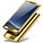 Hard Rigid Plastic Matte Finish Front and Back Cover Case 360 Degrees A01 for Samsung Galaxy Note 8 Duos N950F Gold