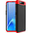 Hard Rigid Plastic Matte Finish Front and Back Cover Case 360 Degrees C01 for Samsung Galaxy A80 Red and Black