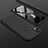 Hard Rigid Plastic Matte Finish Front and Back Cover Case 360 Degrees for Huawei Enjoy 9 Plus Black