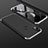 Hard Rigid Plastic Matte Finish Front and Back Cover Case 360 Degrees for Huawei Enjoy 9 Plus Silver