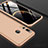 Hard Rigid Plastic Matte Finish Front and Back Cover Case 360 Degrees for Huawei Honor 20 Lite Gold