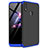 Hard Rigid Plastic Matte Finish Front and Back Cover Case 360 Degrees for Huawei Honor 8X Max Blue and Black