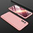 Hard Rigid Plastic Matte Finish Front and Back Cover Case 360 Degrees for Huawei Honor V30 Pro 5G Rose Gold