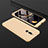 Hard Rigid Plastic Matte Finish Front and Back Cover Case 360 Degrees for Huawei Mate 10 Lite Gold