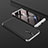 Hard Rigid Plastic Matte Finish Front and Back Cover Case 360 Degrees for Huawei Nova 2i Silver