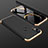 Hard Rigid Plastic Matte Finish Front and Back Cover Case 360 Degrees for Huawei Nova 3i Gold and Black