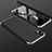 Hard Rigid Plastic Matte Finish Front and Back Cover Case 360 Degrees for Huawei Nova 3i Silver