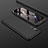 Hard Rigid Plastic Matte Finish Front and Back Cover Case 360 Degrees for Huawei P20 Black