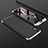 Hard Rigid Plastic Matte Finish Front and Back Cover Case 360 Degrees for Huawei P20 Silver
