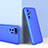 Hard Rigid Plastic Matte Finish Front and Back Cover Case 360 Degrees for Huawei P40 Blue