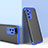 Hard Rigid Plastic Matte Finish Front and Back Cover Case 360 Degrees for Huawei P40 Blue and Black