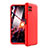 Hard Rigid Plastic Matte Finish Front and Back Cover Case 360 Degrees for Huawei P40 Lite Red
