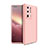 Hard Rigid Plastic Matte Finish Front and Back Cover Case 360 Degrees for Huawei P40 Pro+ Plus Rose Gold