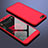 Hard Rigid Plastic Matte Finish Front and Back Cover Case 360 Degrees for Huawei Y5 Prime (2018) Red