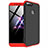 Hard Rigid Plastic Matte Finish Front and Back Cover Case 360 Degrees for Huawei Y6 (2018) Red and Black