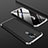 Hard Rigid Plastic Matte Finish Front and Back Cover Case 360 Degrees for Nokia 7.1 Plus Silver