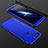 Hard Rigid Plastic Matte Finish Front and Back Cover Case 360 Degrees for OnePlus 5T A5010 Blue