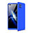 Hard Rigid Plastic Matte Finish Front and Back Cover Case 360 Degrees for Oppo A93 Blue