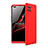 Hard Rigid Plastic Matte Finish Front and Back Cover Case 360 Degrees for Oppo A93 Red