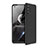 Hard Rigid Plastic Matte Finish Front and Back Cover Case 360 Degrees for Realme 7 Pro Black