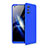 Hard Rigid Plastic Matte Finish Front and Back Cover Case 360 Degrees for Realme 7 Pro Blue