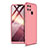 Hard Rigid Plastic Matte Finish Front and Back Cover Case 360 Degrees for Realme C15 Rose Gold