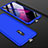Hard Rigid Plastic Matte Finish Front and Back Cover Case 360 Degrees for Realme X Blue