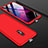 Hard Rigid Plastic Matte Finish Front and Back Cover Case 360 Degrees for Realme X Red