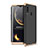 Hard Rigid Plastic Matte Finish Front and Back Cover Case 360 Degrees for Samsung Galaxy A20s Gold and Black