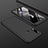 Hard Rigid Plastic Matte Finish Front and Back Cover Case 360 Degrees for Samsung Galaxy A9s Black