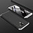 Hard Rigid Plastic Matte Finish Front and Back Cover Case 360 Degrees for Samsung Galaxy J6 (2018) J600F Silver