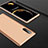 Hard Rigid Plastic Matte Finish Front and Back Cover Case 360 Degrees for Samsung Galaxy Note 10 5G Gold