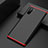 Hard Rigid Plastic Matte Finish Front and Back Cover Case 360 Degrees for Samsung Galaxy Note 10 5G Red and Black