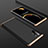 Hard Rigid Plastic Matte Finish Front and Back Cover Case 360 Degrees for Samsung Galaxy Note 10 Plus 5G Gold and Black