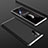 Hard Rigid Plastic Matte Finish Front and Back Cover Case 360 Degrees for Samsung Galaxy Note 10 Plus 5G Silver and Black