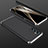 Hard Rigid Plastic Matte Finish Front and Back Cover Case 360 Degrees for Samsung Galaxy Quantum2 5G Silver