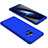 Hard Rigid Plastic Matte Finish Front and Back Cover Case 360 Degrees for Samsung Galaxy S9 Blue
